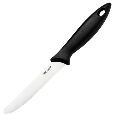FISKARS ESSENTIAL Paradicsom szeletelő kés - Recés - 12 cm