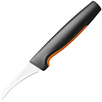 FISKARS FUNCTIONAL FORM Hámozókés - Hajlított pengével - 7 cm FISKARS FUNCTIONAL FORM Hámozókés - Hajlított pengével - 7 cm