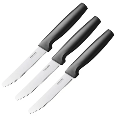 FISKARS FUNCTIONAL FORM Asztali kés / Paradicsomkés készlet - Recés / 3 részes FISKARS FUNCTIONAL FORM Asztali kés / Paradicsomkés készlet - Recés / 3 részes