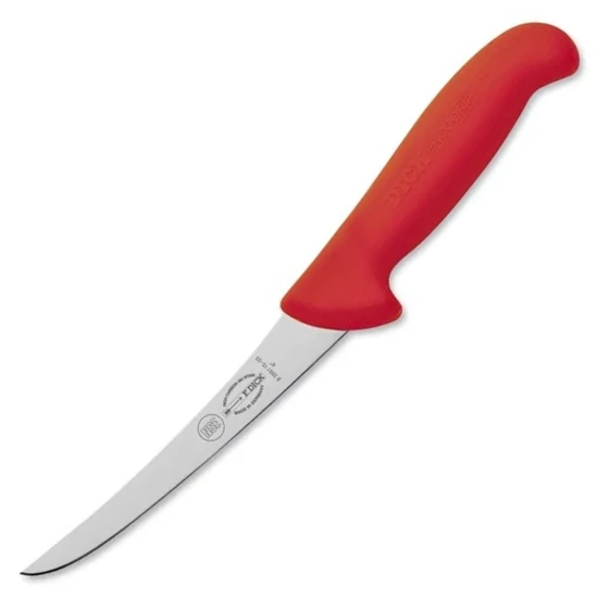 DICK ErgoGrip Csontozókés - 13 cm - Ívelt - Piros