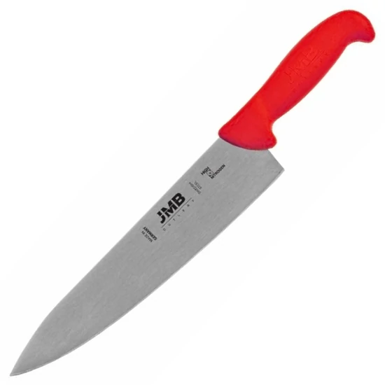 JMB Szakácskés - 25 cm - Svéd Sandvik acél (piros)