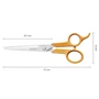 Kép 2/4 - FISKARS CLASSIC Hajvágó olló (fodrászolló) - 17 cm