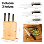 Kép 2/2 - FISKARS FUNCTIONAL FORM Késkészlet / 3 + 1 részes (bambusz késtartóval) 